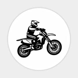 Offroad Motorcycle Rider Magnet